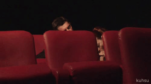 Blowjob in the cinema - Cuckold story