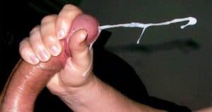 Huge cum shot: Squirting more sperm