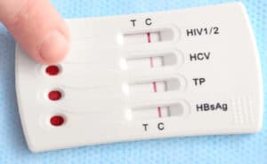 The minimum of safety: An HIV self-test for HIV, HCV, TP and HBsAg